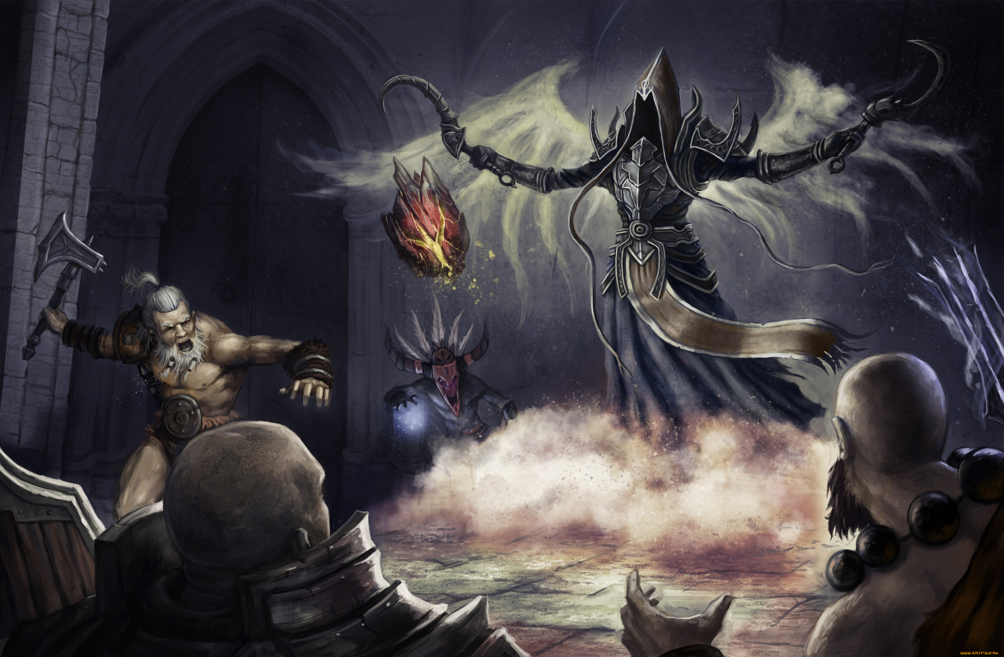  , diablo iii,  reaper of souls, demon, hunter, diablo, 3, reaper, of, souls, witch, doctor, malthael, , barbarian, monk, crusader